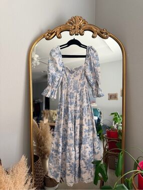 Nothing fits but Kiko blue tolie midi dress size 6